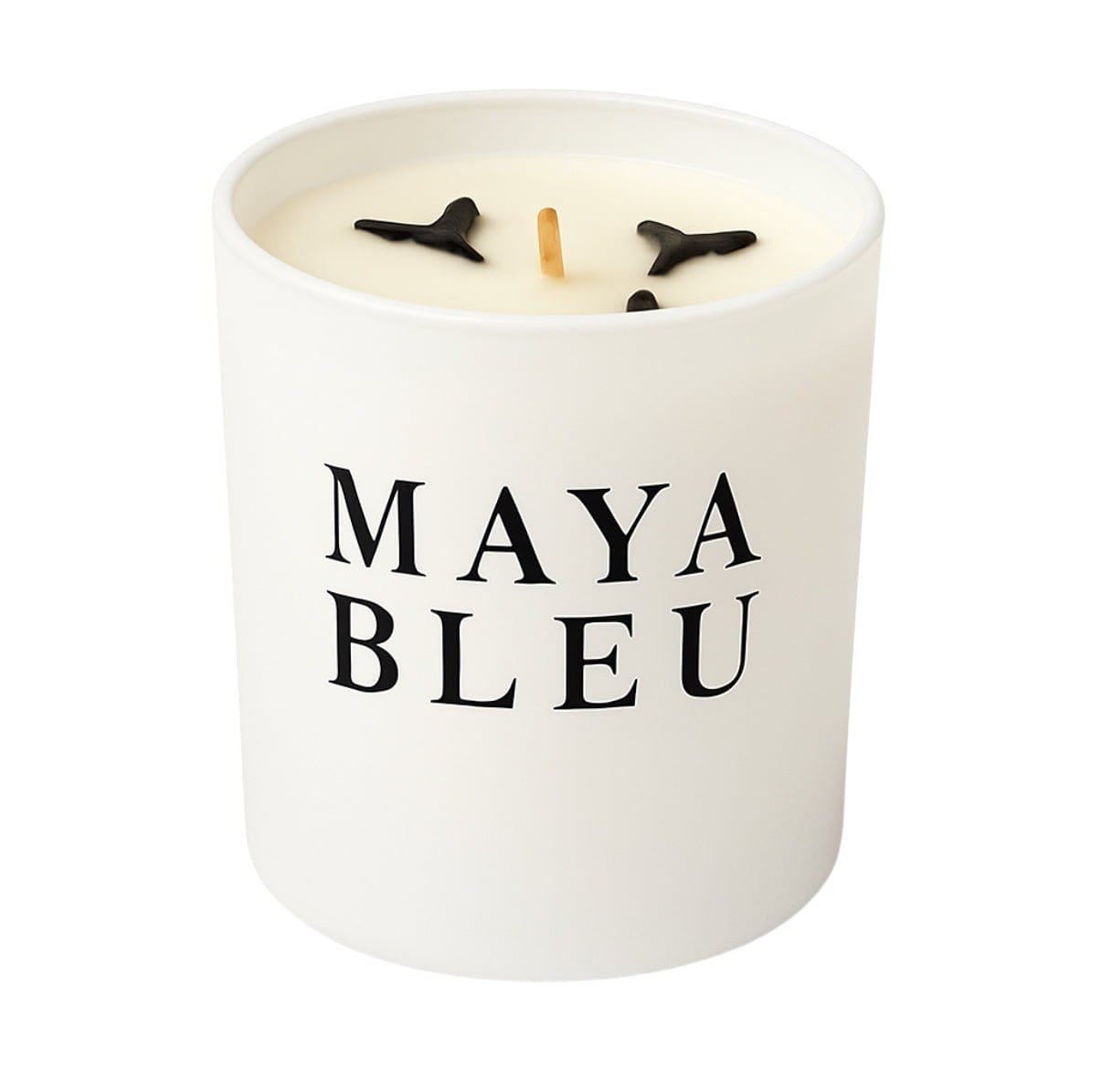 Maya Bleu Shark Tooth Candle White 16oz