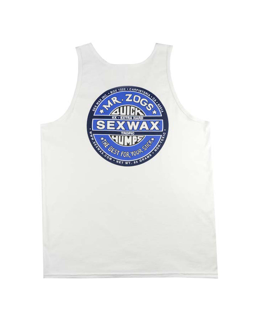Sex Wax Quick Humps Tank Top White XXL