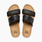 Reef Cushion Vista Hi Womens Sandal Black Braid 8