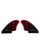 Firewire Machado Twin Keel Fin Red/Black Single Tab