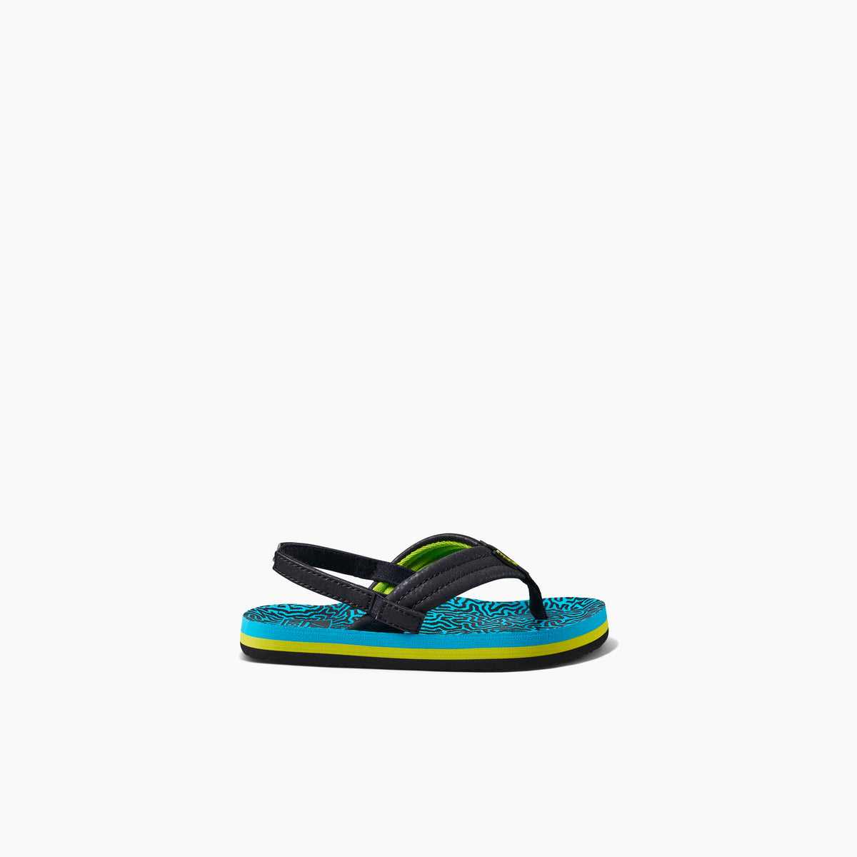 Reef Little Ahi Boys Sandal Blue Coral 5 C