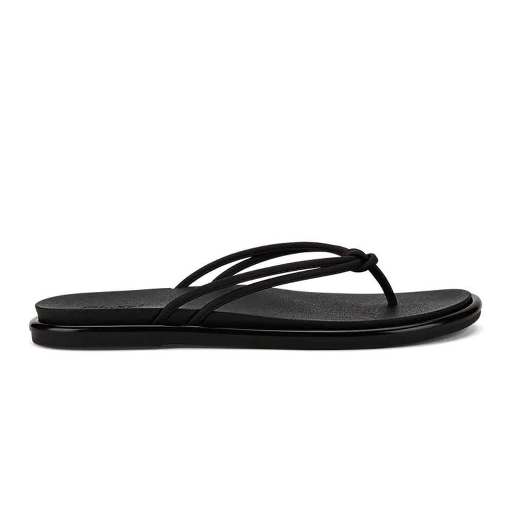 Olukai Aka Womens Sandal 4040-Black-Black 11