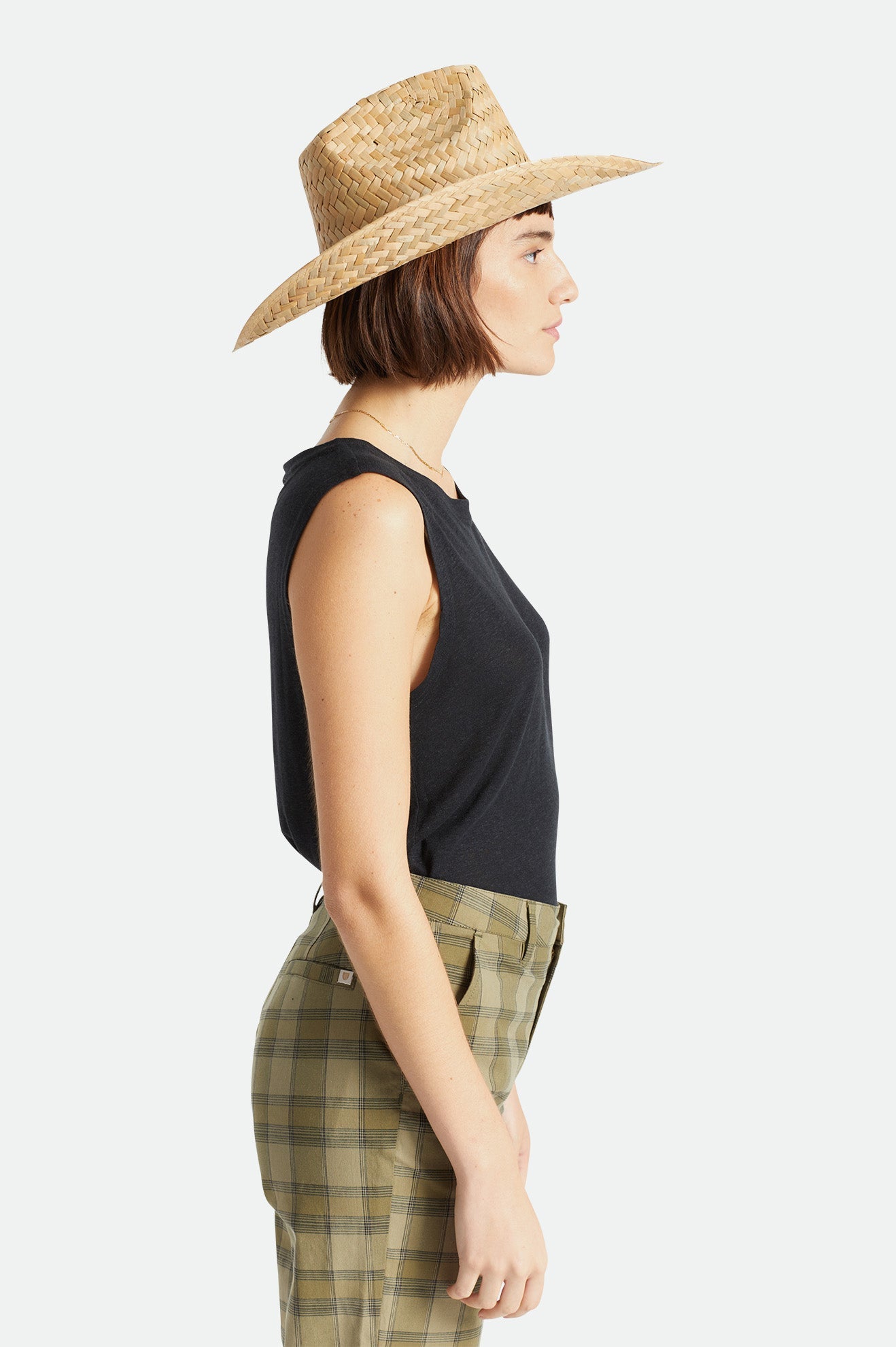 Brixton Houston Straw Cowboy Hat NATUR-Natural L/XL