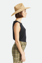 Brixton Houston Straw Cowboy Hat NATUR-Natural L/XL