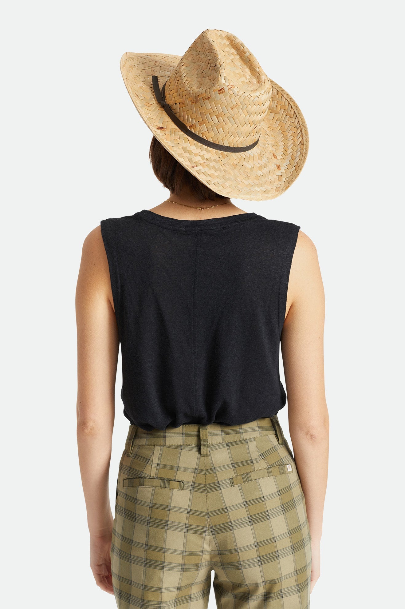 Brixton Houston Straw Cowboy Hat NATUR-Natural S/M