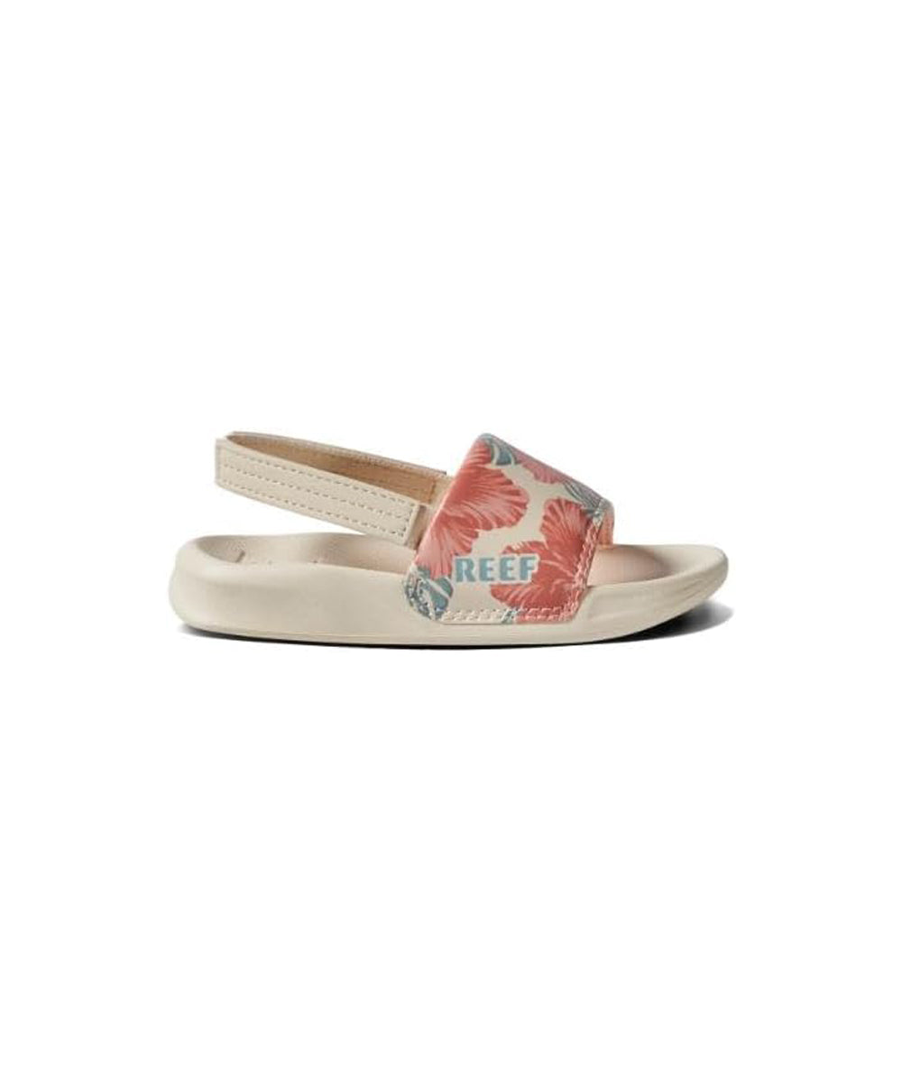 Reef Little One Slide Girls Sandal Vintage Hawaiian 8 C