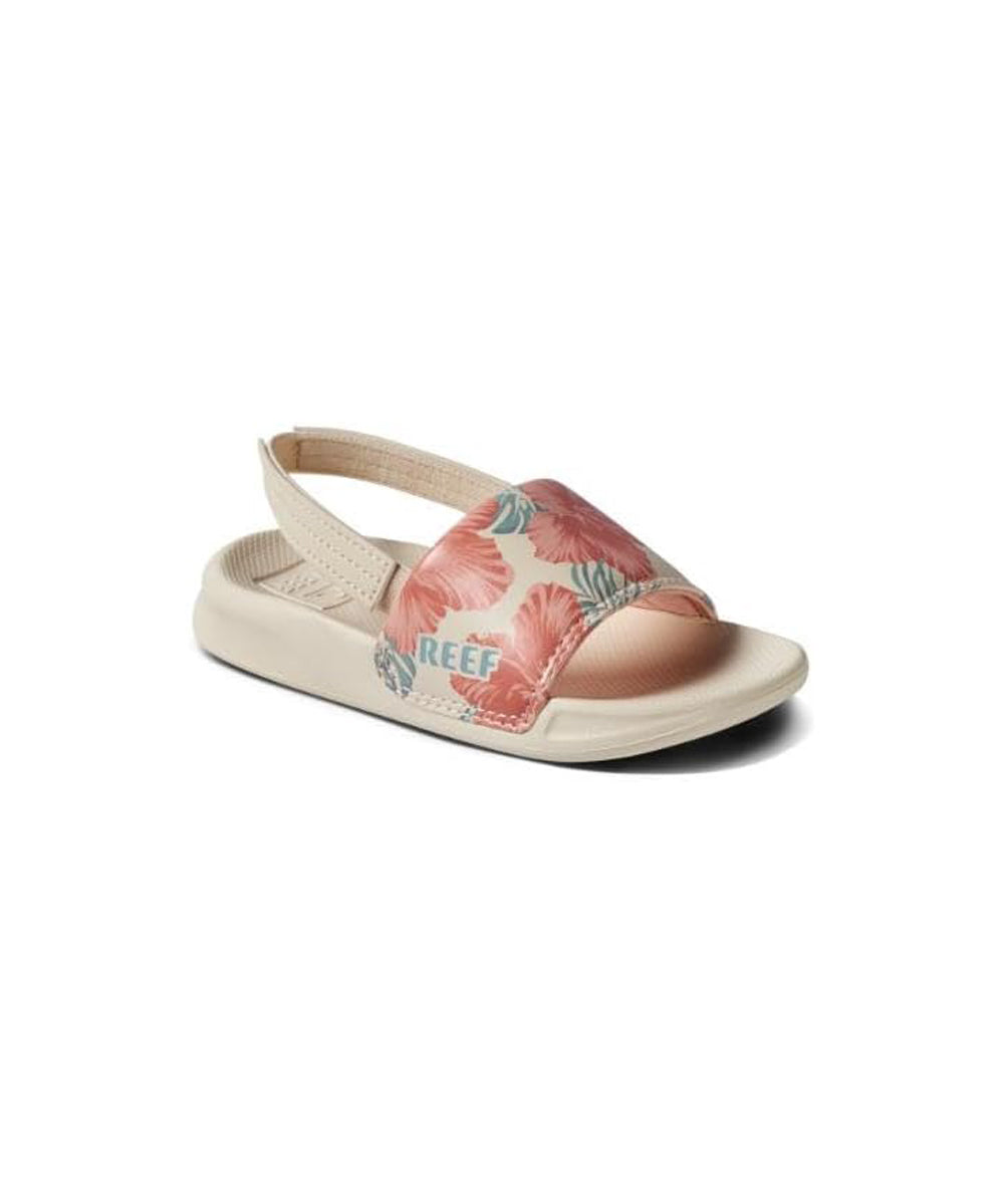 Reef Little One Slide Girls Sandal Vintage Hawaiian 5 C