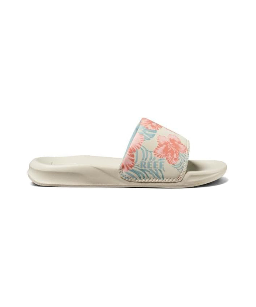 Reef One Slide Girls Sandal Vintage Hawaiian 13 C