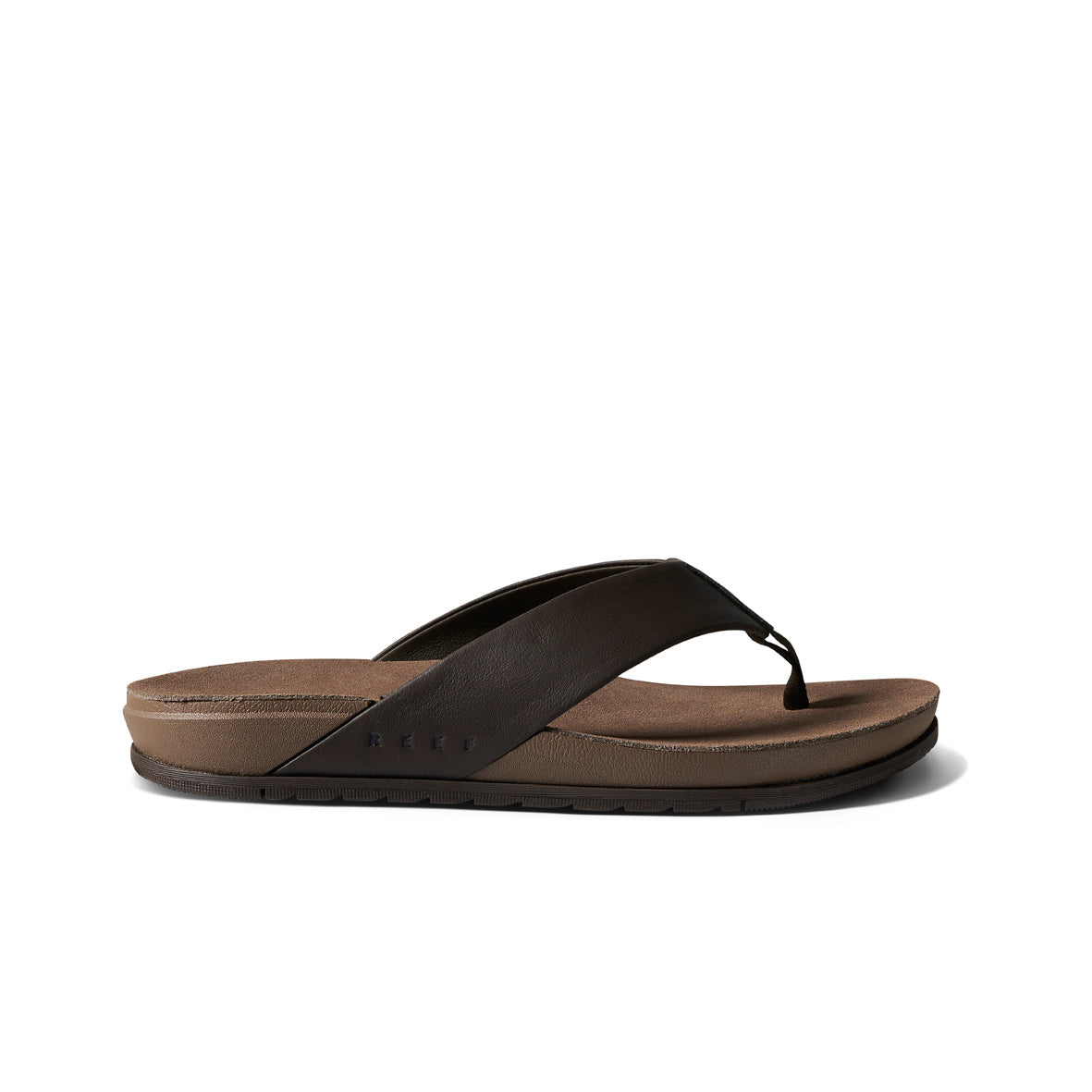 Reef Ojai Mens Sandal Brown Leather 12
