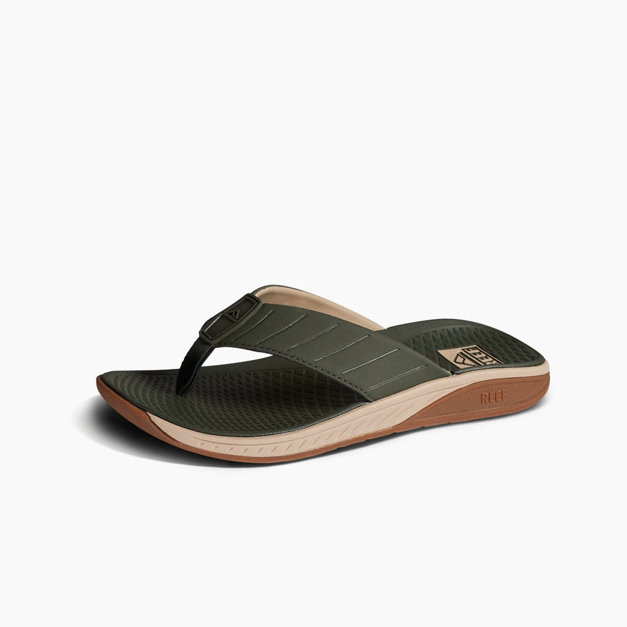 Reef The Deckhand Mens Sandal Olive-Gum 12