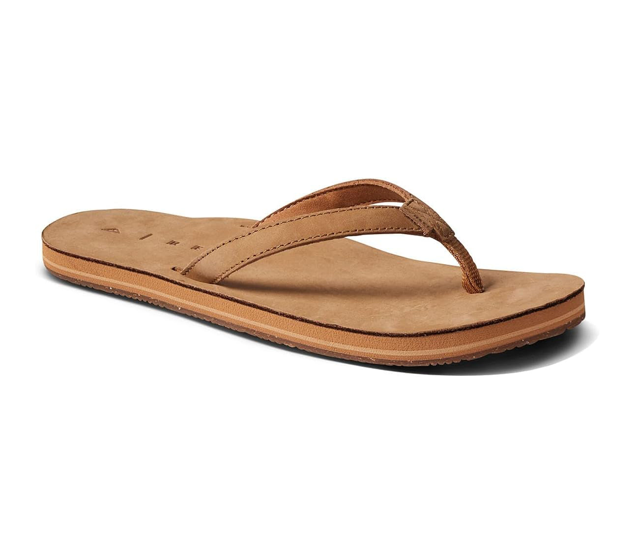 Reef Solana Leather Womens Sandal Tan 5