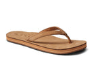 Reef Solana Leather Womens Sandal Tan 6