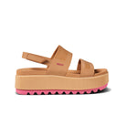 Reef Water Vista Higher Womens Sandal Natural-Hot Pink 9
