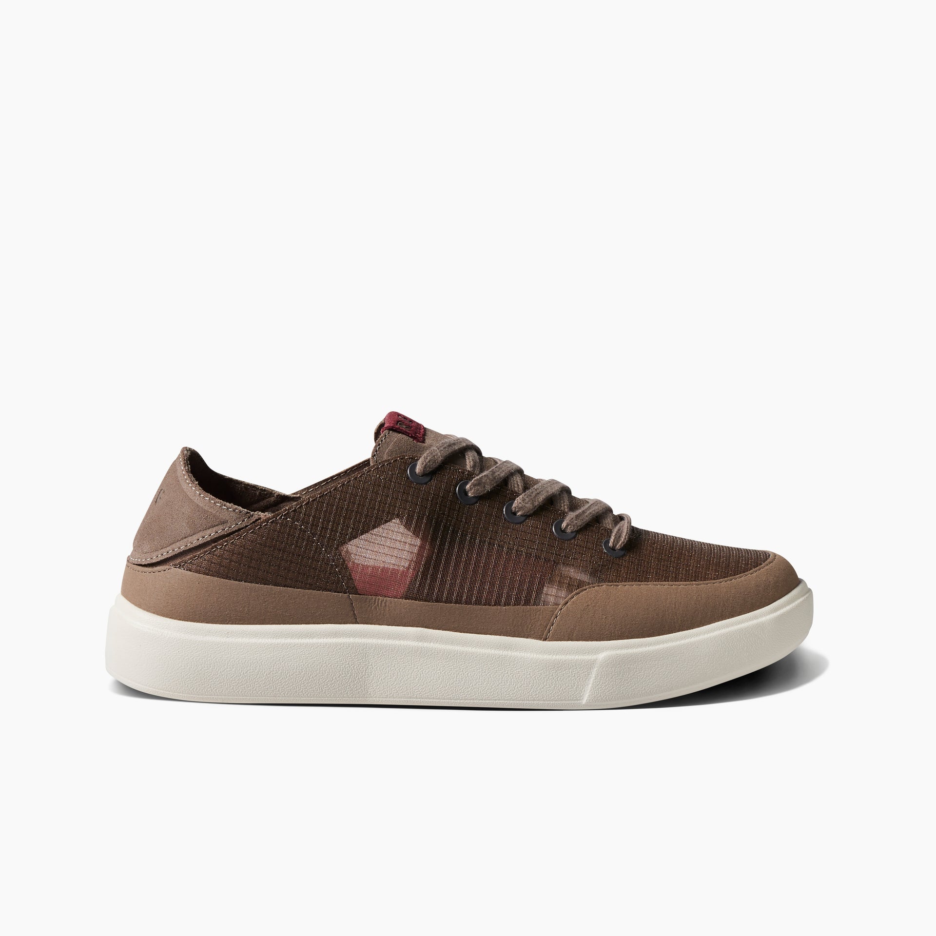 Reef Navigator Mens Shoe Fossil-Maroon 11.5