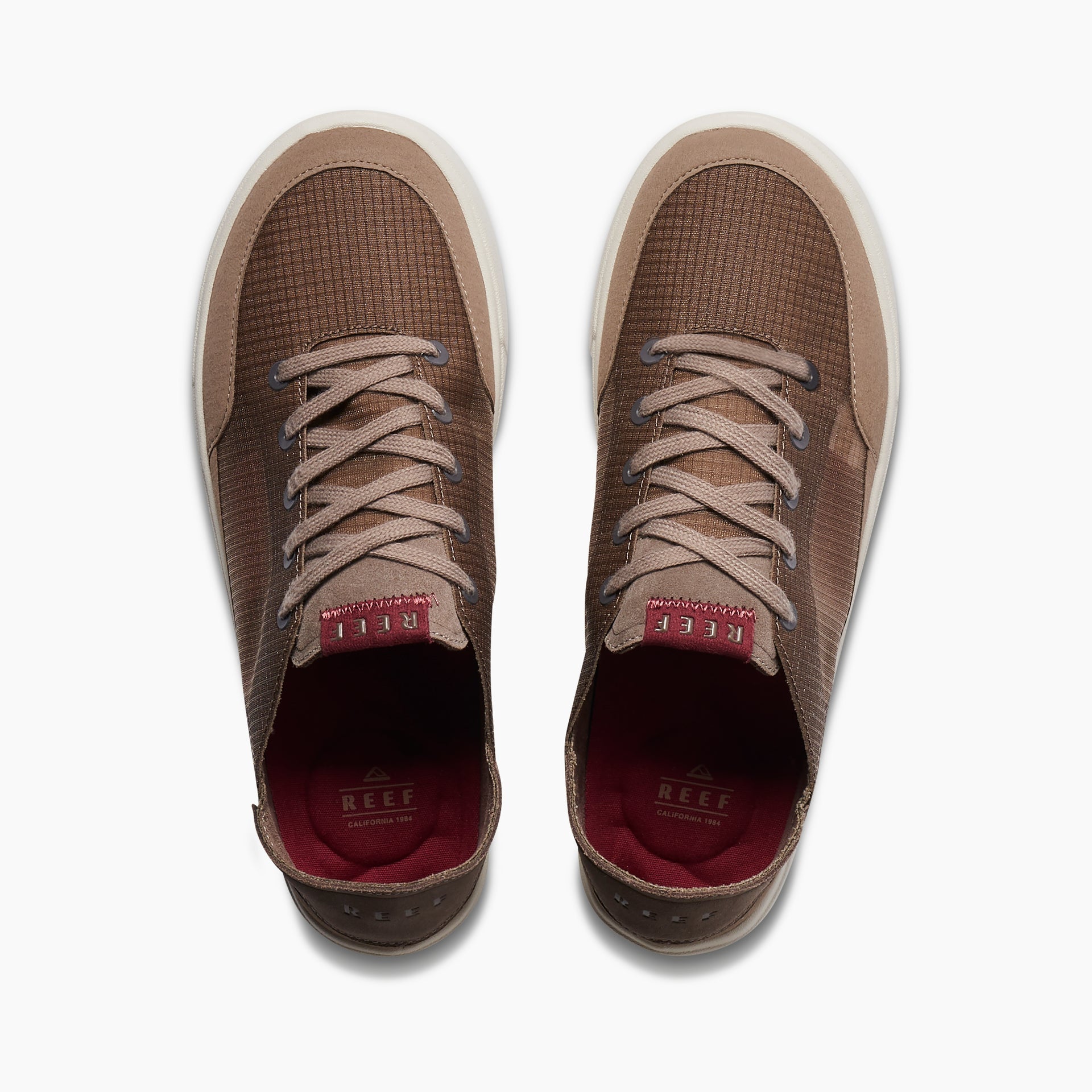 Reef Navigator Mens Shoe Fossil-Maroon 13