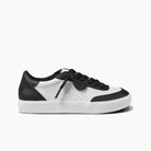 Reef Lay Day Seas Womens Shoe Black-White Leather 8