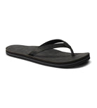 Reef Solana Leather Womens Sandal Dusty Black 6