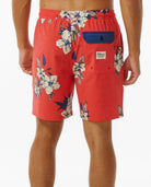 RIP CURL ALOHA HOTEL VOLLEY 0619-HIBISCUS RED L