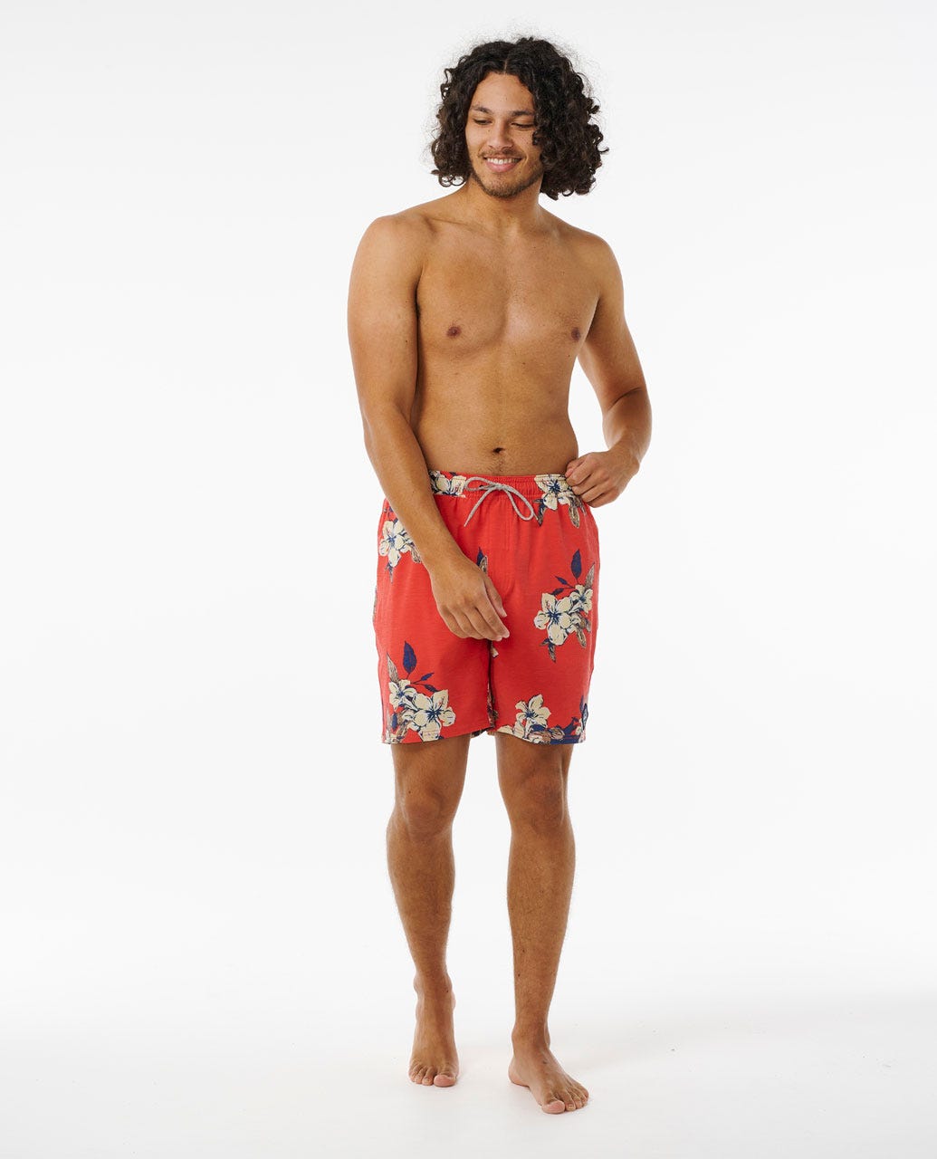 RIP CURL ALOHA HOTEL VOLLEY 0619-HIBISCUS RED L