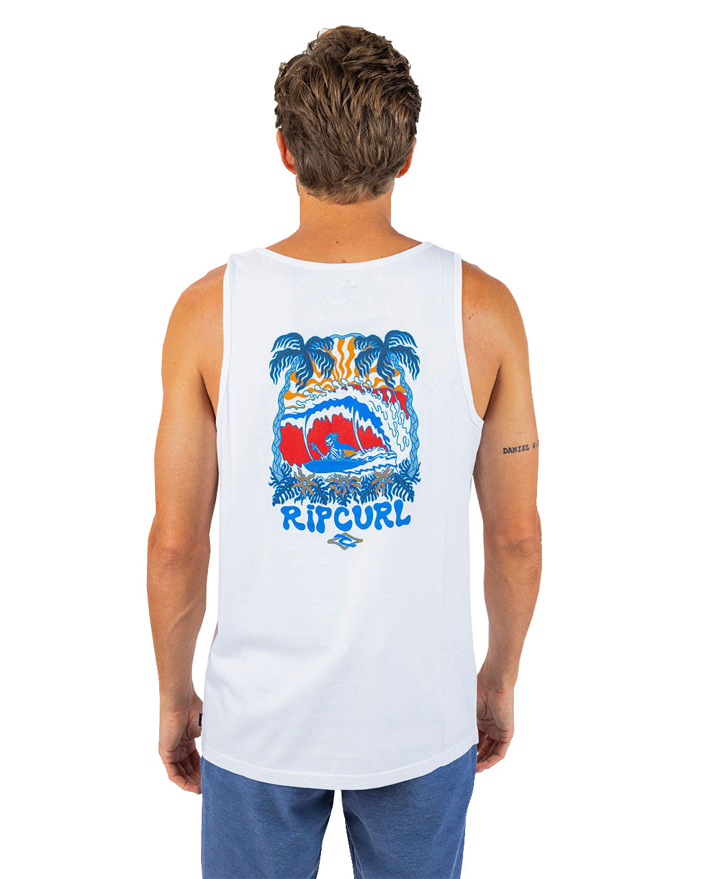 RIP CURL SHREDDING TANK 0867-CALIFORNIA WHITE S