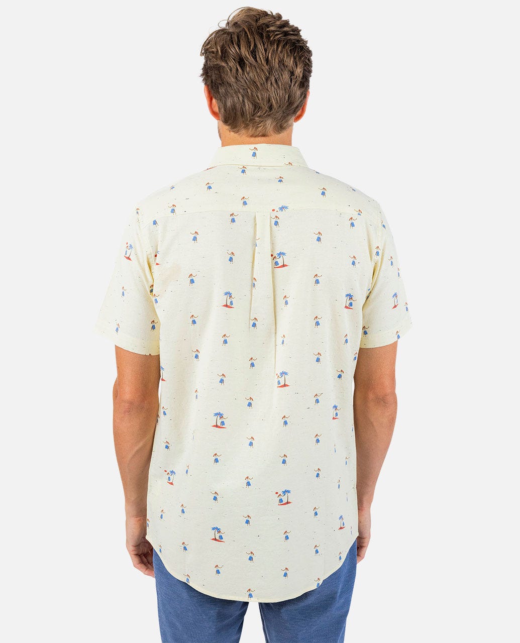 Rip Curl Hula Breach SS Shirt 8872-VINTAGE YELLOW L