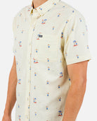 Rip Curl Hula Breach SS Shirt 8872-VINTAGE YELLOW XL