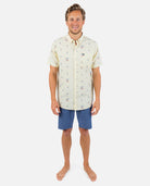 Rip Curl Hula Breach SS Shirt 8872-VINTAGE YELLOW L