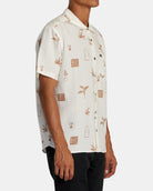 RVCA ARTIFACTS SS SEW0-Ecru L