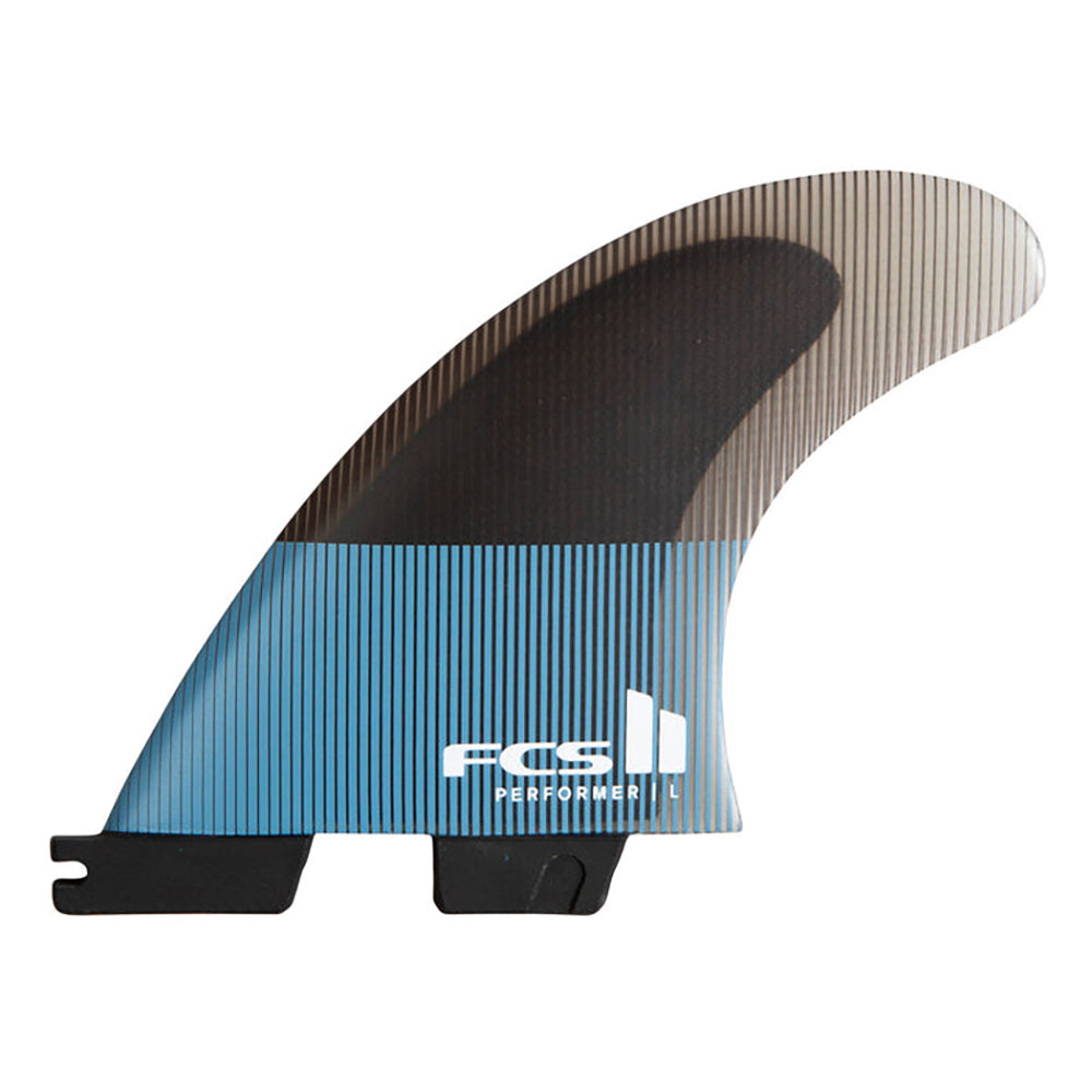 FCS 2 Performer PC Quad-Fin Set Tranquil Blue  M