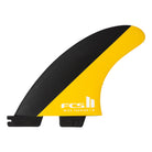 FCS 2 MF PC Tri-Fin Set Black-Mango M
