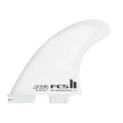 FCS 2 HS PC AirCore Tri-Quad Fin Set White L