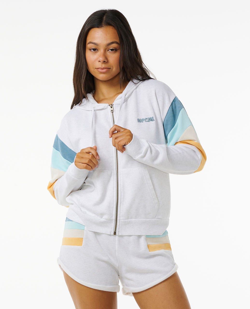 RIP CURL SURF REVIVAL FLEECE SHORT 0085-GREY MARLE S