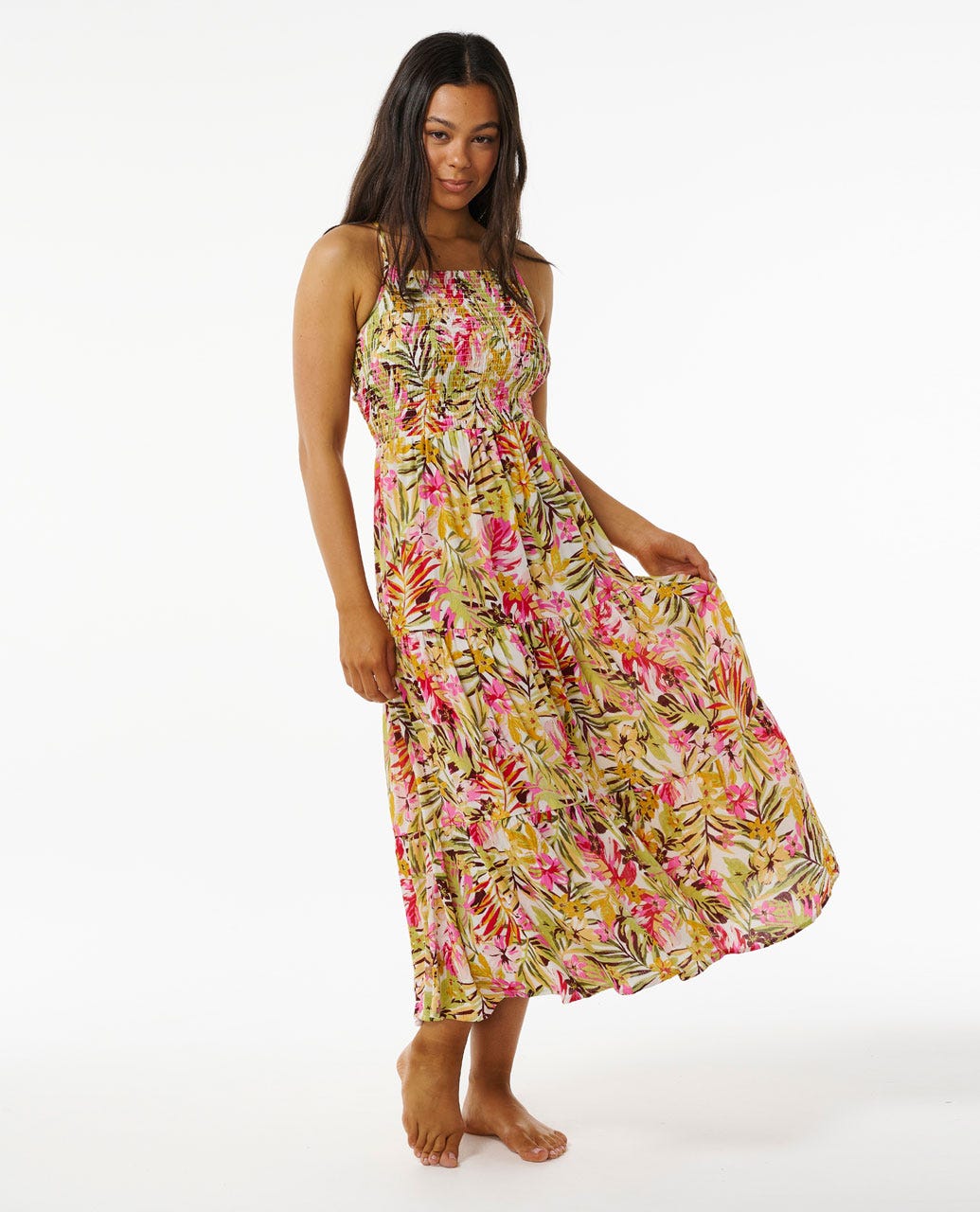 RIP CURL COPACABANA MIDI DRESS 3282-MULTICO L