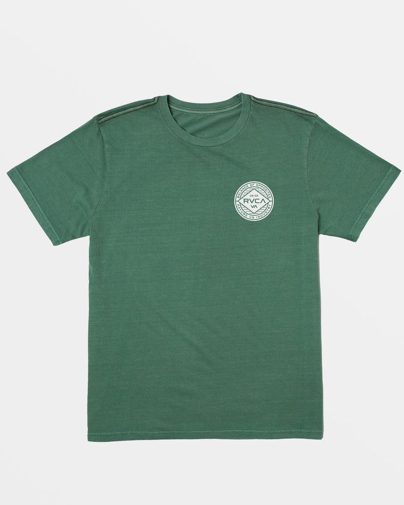 RVCA WORDMARK SS TEES SPR-Spruce S