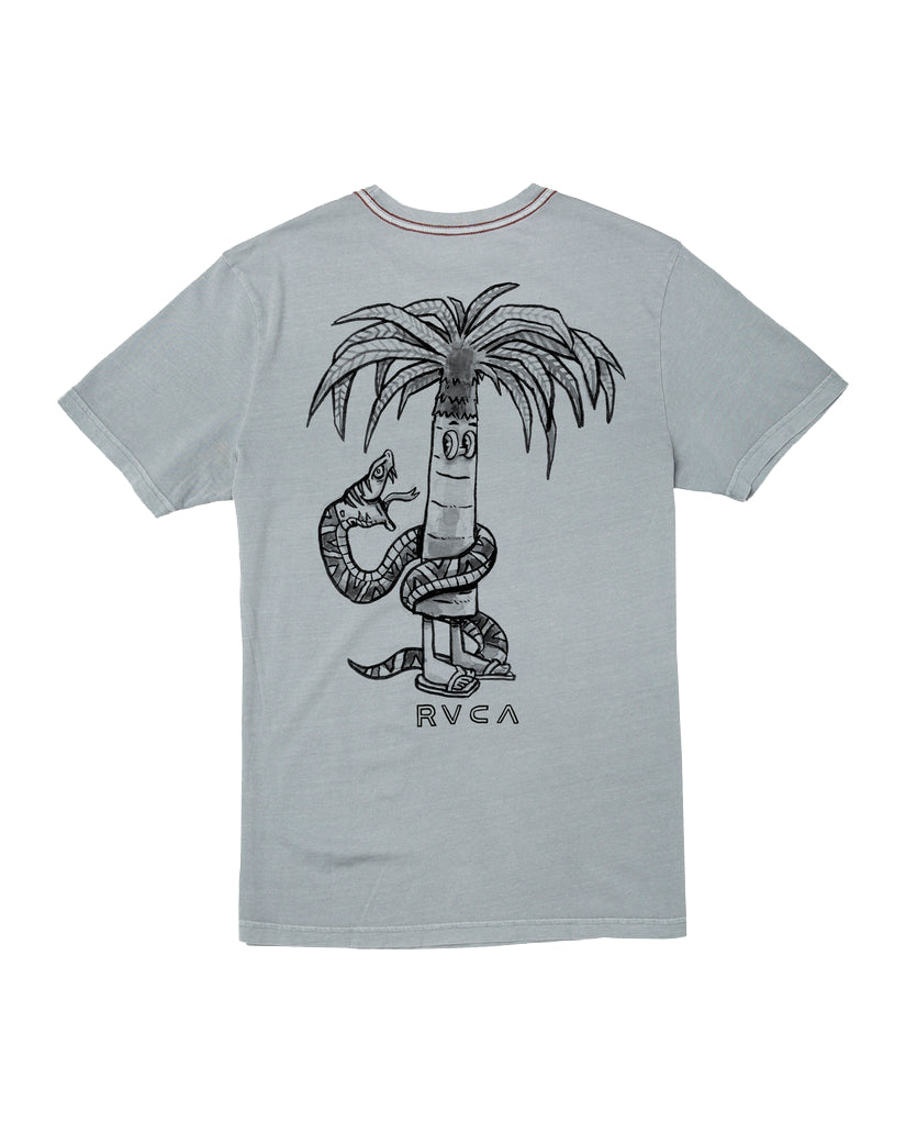 RVCA POMMIER PALMS SS TEES MON-Monument L