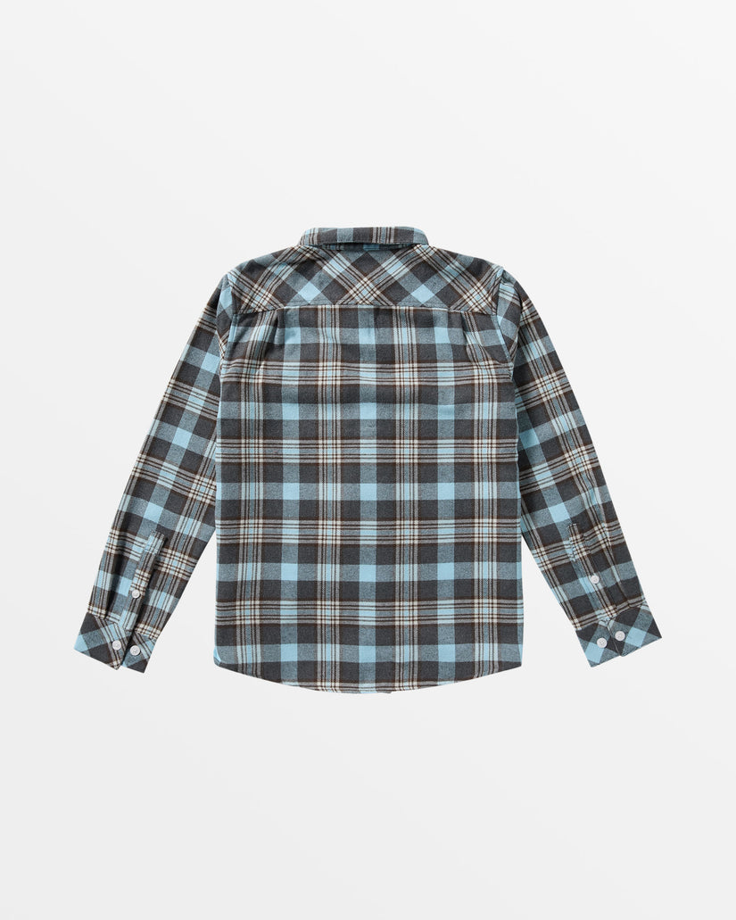 RVCA That'll Work Flannel LS Woven CHA-Charcoal L