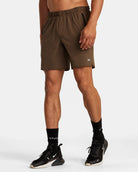 RVCA Yogger Stretch Short MOC-Mocha XL