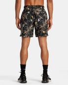RVCA Yogger Stretch Short GRY8-REAL TREE S