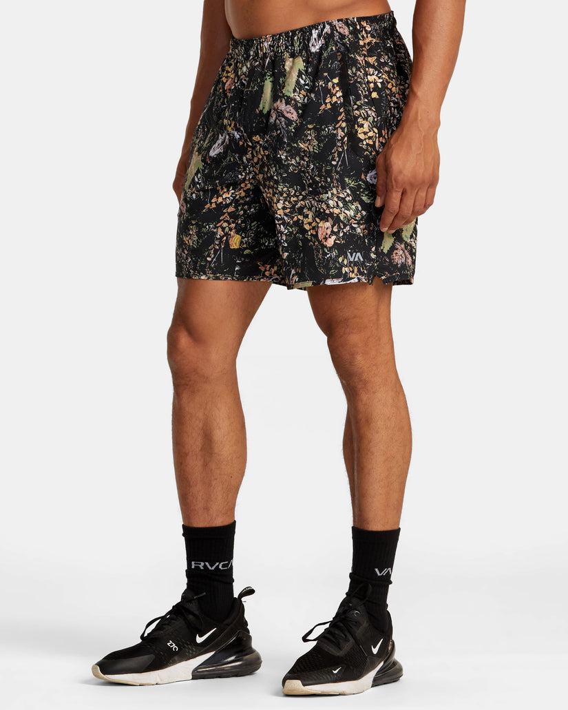 RVCA Yogger Stretch Short GRY8-REAL TREE L