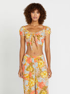 VOLCOM TROPICAL SPICE TOP MLT-MULTI S