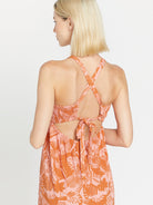 VOLCOM OFF TROPIC DRESS BRT-BURNT SIENNA XS