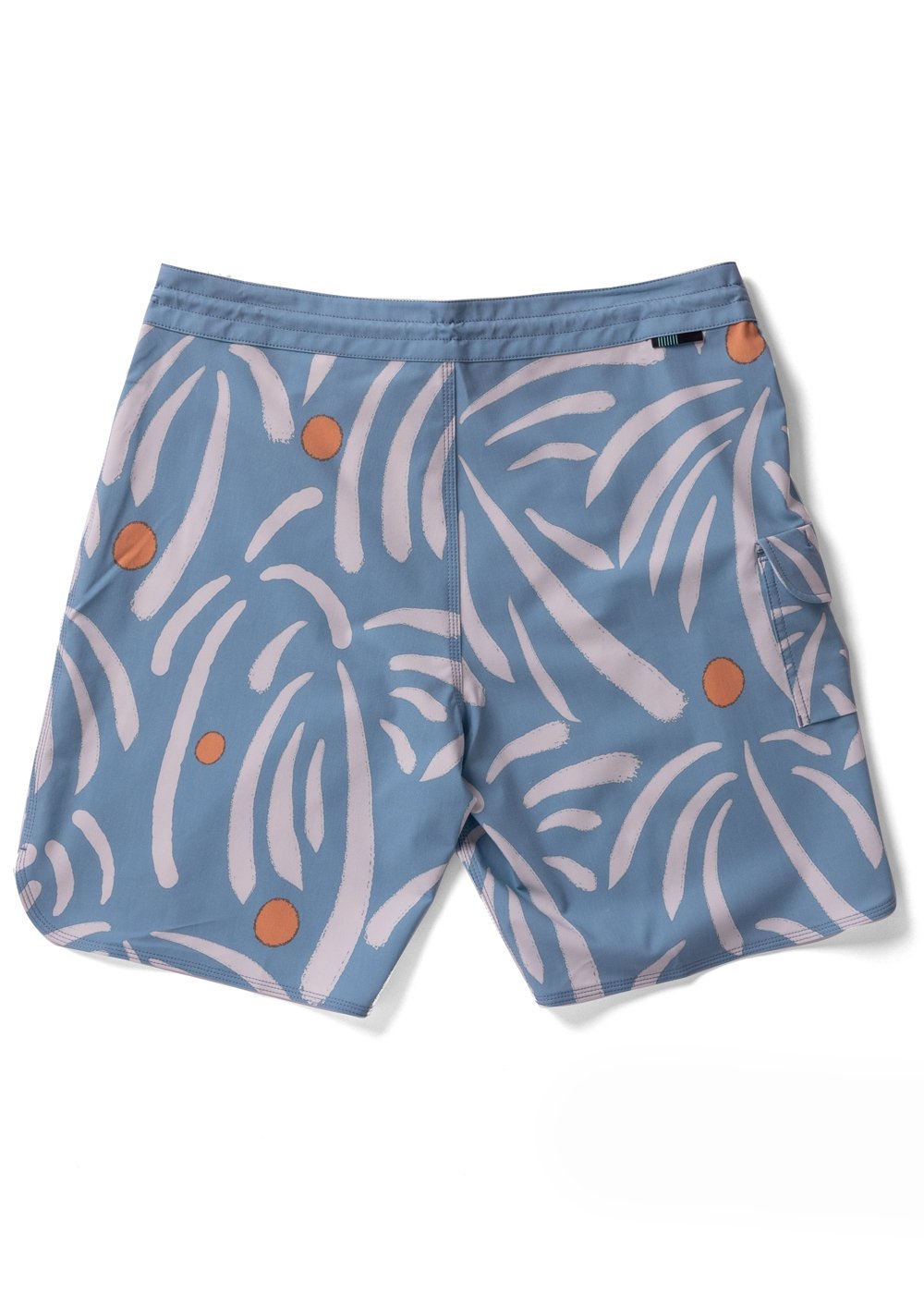 Vissla Primitive Palms 13" Kids Boardshort VBL-VINTAGE BLUE 4/S