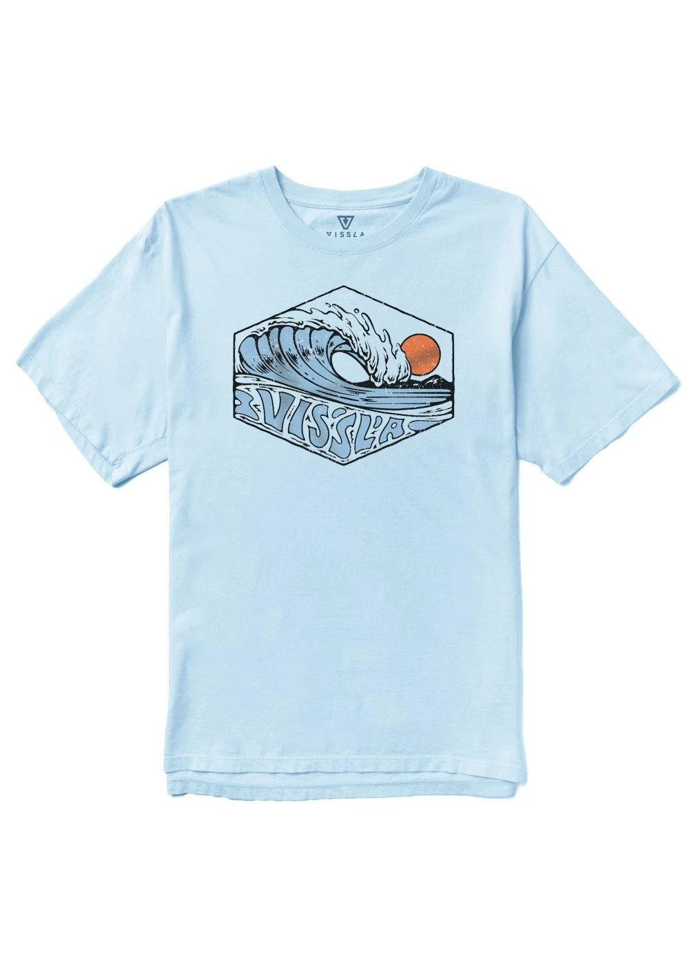 Vissla Closeout Kids Tee LTB-Light Blue 5/M