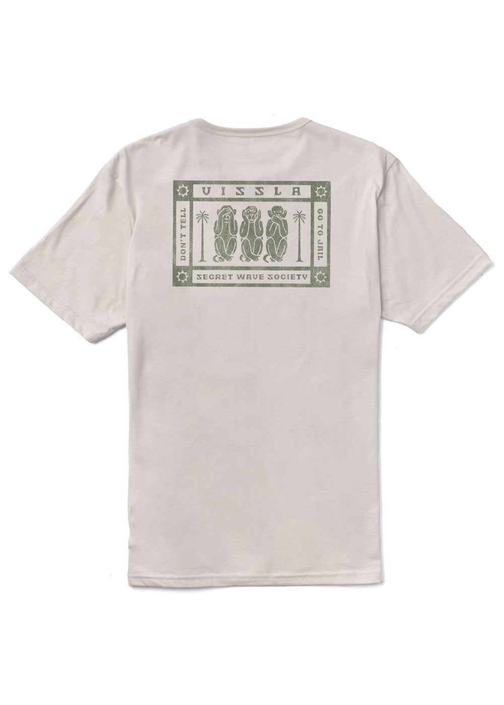 Vissla Mizaru Organic Tee BON-Bone M