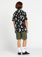 VOLCOM PURESTONE SS  BLK-BLACK M