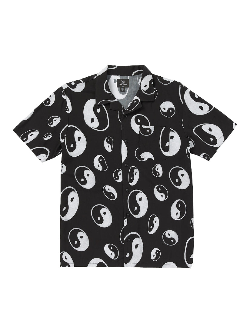 VOLCOM PURESTONE SS  BLK-BLACK S