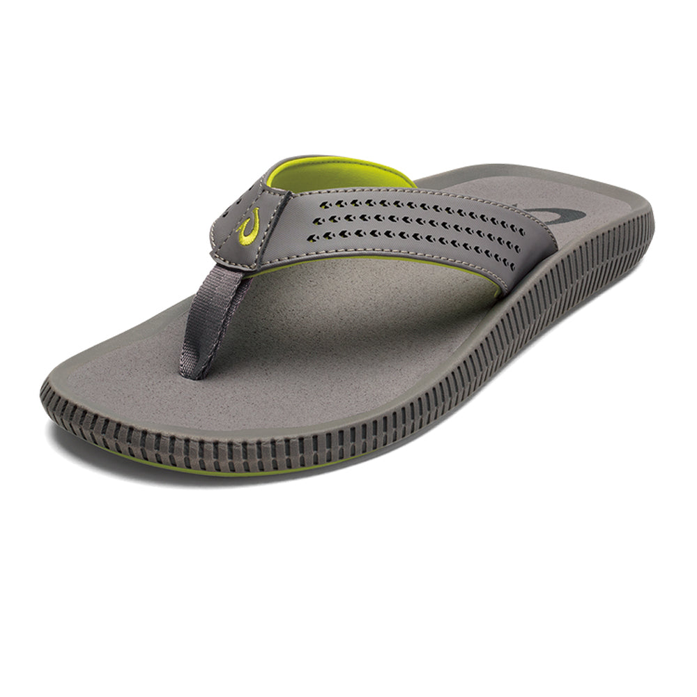 Olukai Ulele Mens Sandal SJSJ-Graphite-Graphite 10