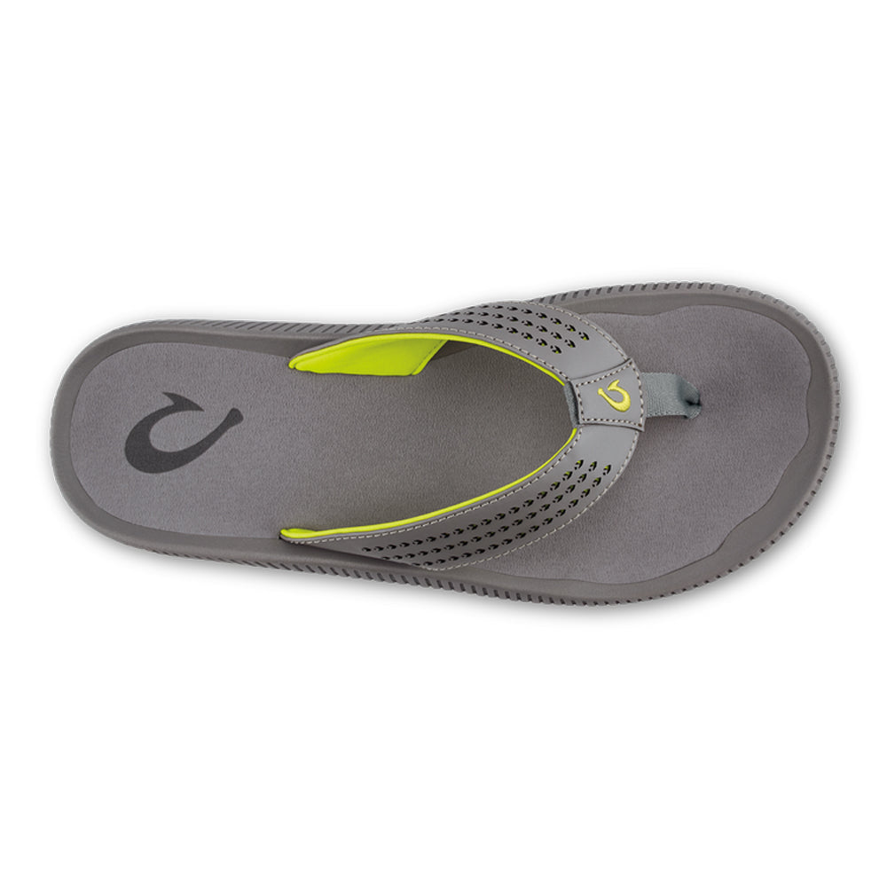 Olukai Ulele Mens Sandal SJSJ-Graphite-Graphite 9