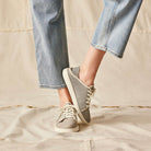 Olukai Pehuea Li Womens Shoe 20WS-Tapa-White Sand 7.5