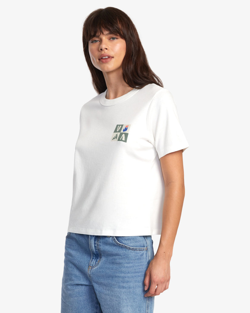 RVCA DAILY TEE TEES VWT L/12